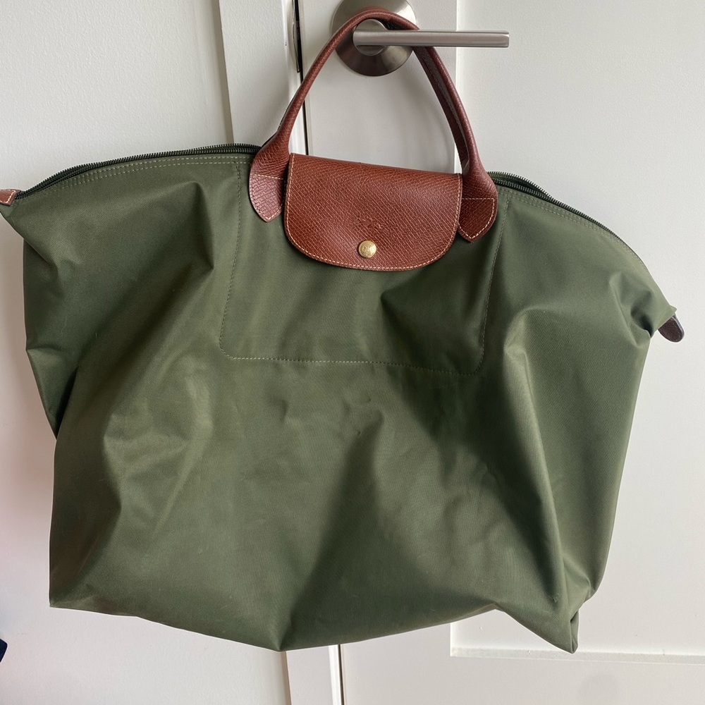 Green and Brown Women's Tote Bag